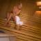 La sauna finlandese del Carlo Magno Hotel SPA & Resort di Madonna di Campiglio